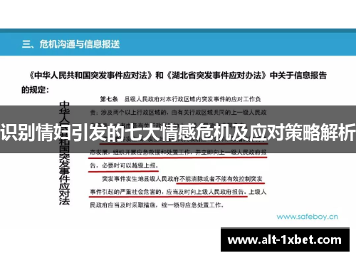 识别情妇引发的七大情感危机及应对策略解析