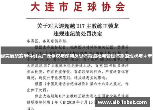 魏震遭禁赛事件引发广泛争议与深刻反思体育道德与管理体系的现状与未来
